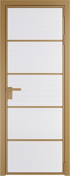 Алюминиевая дверь Profil Doors 14 AG Золото Мору белое