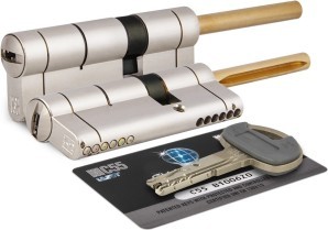 Цилиндровый механизм Mottura (Моттура) под вертушку (дл. шток) C55P613101 (92 мм/56+10+26), МАТ.НИКЕЛЬ