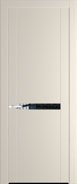 Межкомнатная дверь Profil Doors 1.4 P Лоран узор золото Кремовая Магнолия (RAL 120-04)