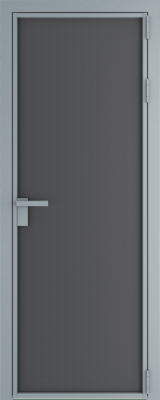 Алюминиевая дверь Profil Doors Orange 1 AP.O Графит элегант Серебро