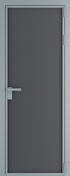 Алюминиевая дверь Profil Doors Orange 1 AP.O Графит элегант Серебро