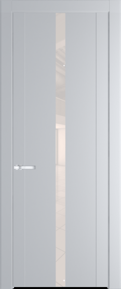 Межкомнатная дверь Profil Doors 1.8 P Lacobel Перламутровый лак Лайт Грей (RAL 870-01)