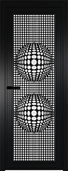 1 AGP Черный матовый RAL9005 стекло Белый триплекс вставка Рисунок 3
