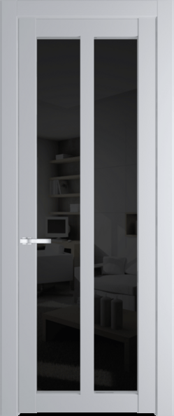 Межкомнатная дверь Profil Doors 1.7.2 PD Лайт Грей (RAL 870-01) Черное тонированное