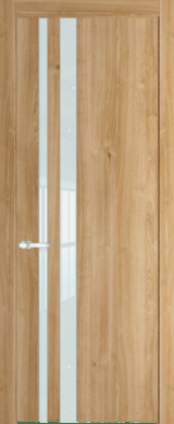 Межкомнатная дверь Profil Doors 20 NW Lacobel Белый лак Дуб Карамель