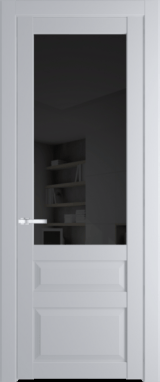 Межкомнатная дверь Profil Doors 2.5.3 PD Лайт Грей (RAL 870-01) Черное тонированное