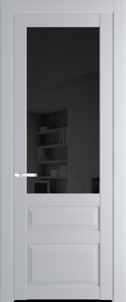 Межкомнатная дверь Profil Doors 2.5.3 PD Лайт Грей (RAL 870-01) Черное тонированное