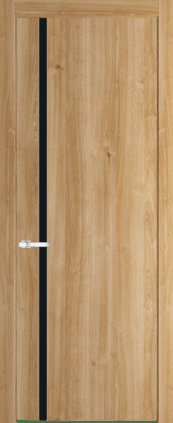 Межкомнатная дверь Profil Doors 21 NW Монохром черный Дуб Карамель