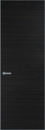 Межкомнатная дверь Profil Doors 1 VT шпон Натуральный шпон ESPRESSO 1042S (г) Серебро