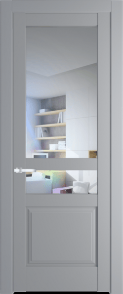 Межкомнатная дверь Profil Doors 4.5.4 PD Смоки (RAL 870-02) Прозрачное