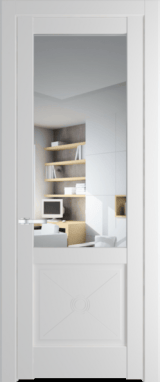 Межкомнатная дверь Profil Doors 1.2.2 PM Прозрачное Крем Вайт (RAL 120-02)