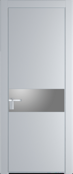 Межкомнатная дверь Profil Doors 17 PA Серебро Lacobel Серебряный лак Лайт Грей (RAL 870-01)
