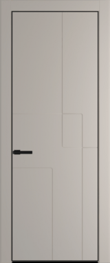 Межкомнатная дверь Profil Doors 3 PA Черный матовый Сэнд