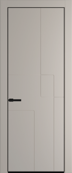 Межкомнатная дверь Profil Doors 3 PA Черный матовый Сэнд