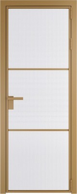 Алюминиевая дверь Profil Doors 13 AG Золото Мору Белый