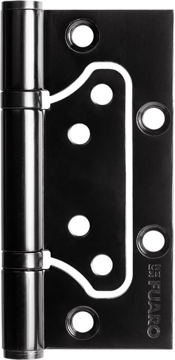 Петля Fuaro (Фуаро) из нержавейки универсальная без врезки IN4500W INOX 304 BL (500-2BB 100x2,5) черный
