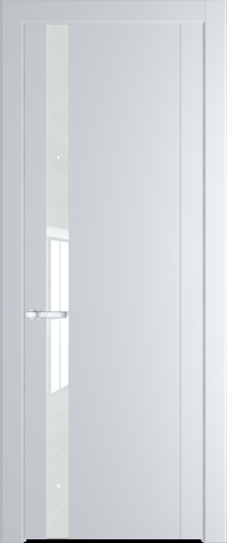Межкомнатная дверь Profil Doors 1.2 P Lacobel Белый лак Вайт (RAL 110 96 02)
