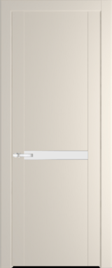 Межкомнатная дверь Profil Doors 1.4 P Монохром белый просветленный Кремовая Магнолия (RAL 120-04)