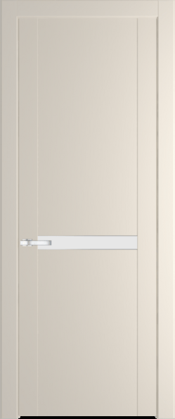 Межкомнатная дверь Profil Doors 1.4 P Монохром белый просветленный Кремовая Магнолия (RAL 120-04)