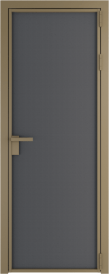 Алюминиевая дверь Profil Doors Orange 1 AP.O Графит элегант Шампань