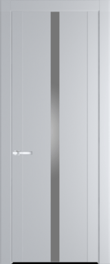 Межкомнатная дверь Profil Doors 1.8 P Lacobel Серебряный лак Лайт Грей (RAL 870-01)