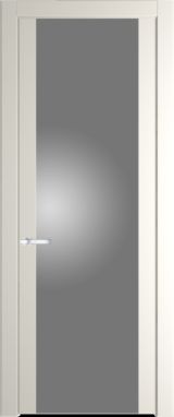Межкомнатная дверь Profil Doors Orange 1.7P.O Монохром серебро (серебро матлак) Перламутр белый