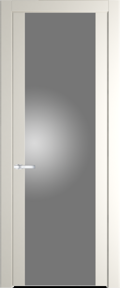 Межкомнатная дверь Profil Doors Orange 1.7P.O Монохром серебро (серебро матлак) Перламутр белый