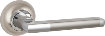 Ручка Punto (Пунто) раздельная R.ZR54.AXIS (AXIS ZR) SN/CP-3 матовый никель/хром