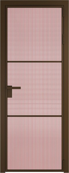 Алюминиевая дверь Profil Doors 13 AG Деорэ Мору Розовое