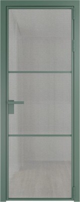 Алюминиевая дверь Profil Doors 13 AG Зеленый воск Рэте