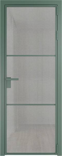 Алюминиевая дверь Profil Doors 13 AG Зеленый воск Рэте