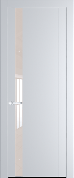 Межкомнатная дверь Profil Doors 1.2 P Lacobel Перламутровый лак Вайт (RAL 110 96 02)
