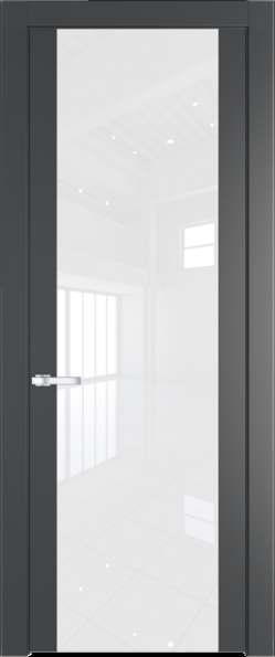 Межкомнатная дверь Profil Doors 1.7 P Лак классик Графит (Pantone 425С)