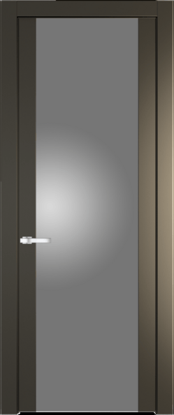 Межкомнатная дверь Profil Doors 1.7 P Lacobel Серебряный лак Перламутр бронза