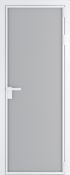 Алюминиевая дверь Profil Doors Orange 1 AP.O Лайт грей элегант Вайт