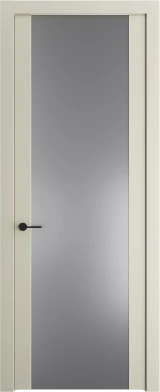 Межкомнатная дверь Profil Doors Orange 1.7P.O Монохром серебро (серебро матлак) Перламутр белый Элегант