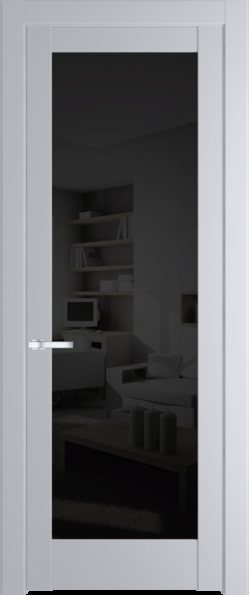 Межкомнатная дверь Profil Doors 3.1.2 PD Лайт Грей (RAL 870-01) Черное тонированное