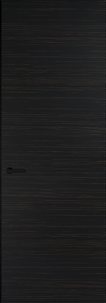 Межкомнатная дверь Profil Doors 1 VT шпон Натуральный шпон ESPRESSO 1042S (г) Черный Муар