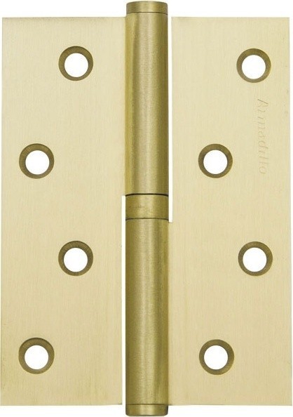 Петля съемная Armadillo (Армадилло) 613-4 100х75х2.5 SG Матовое золото лев. Box