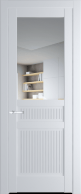 Межкомнатная дверь Profil Doors 2.3.2 PM Прозрачное Вайт (RAL 110 96 02)