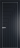 Межкомнатная дверь Profil Doors 10 PA Серебро Нэви Блу (RAL 7016)