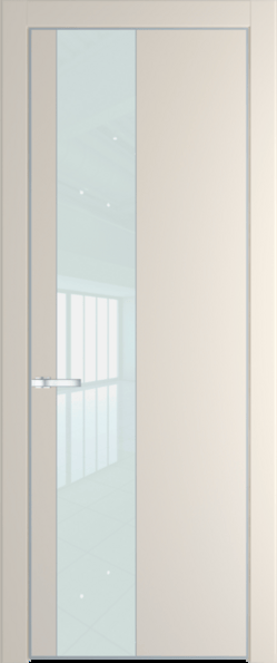 Межкомнатная дверь Profil Doors Orange 19 PE.O Белый лак Кремовая Магнолия (RAL 120-04) Серебро