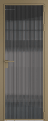 Алюминиевая дверь Profil Doors 1 AG Шампань Мору тонированное