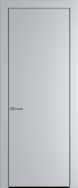 Межкомнатная дверь Profil Doors 1 PA Никель матовый Лайт Грей (RAL 870-01)
