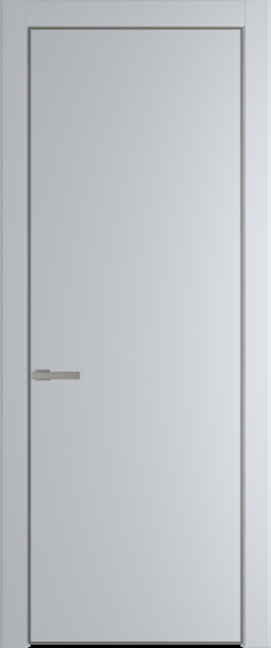 Межкомнатная дверь Profil Doors 1 PA Никель матовый Лайт Грей (RAL 870-01)