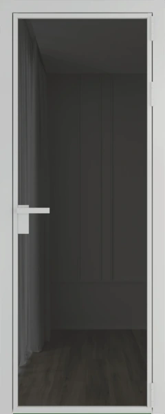 Алюминиевая дверь Profil Doors 1 AG Вайт Тонированное