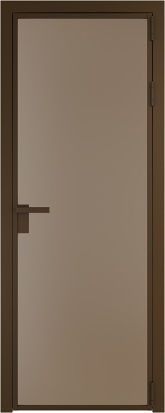 Алюминиевая дверь Profil Doors 1 AG Деорэ Монохром капучино