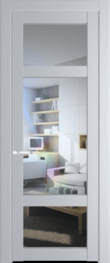 Межкомнатная дверь Profil Doors 1.3.2 PD Прозрачное Лайт Грей (RAL 870-01)
