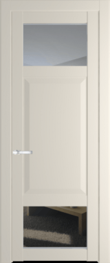 Межкомнатная дверь Profil Doors 1.3.4 PD Прозрачное Кремовая Магнолия (RAL 120-04)