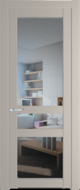 Межкомнатная дверь Profil Doors 1.5.2 PD Прозрачное Сэнд
